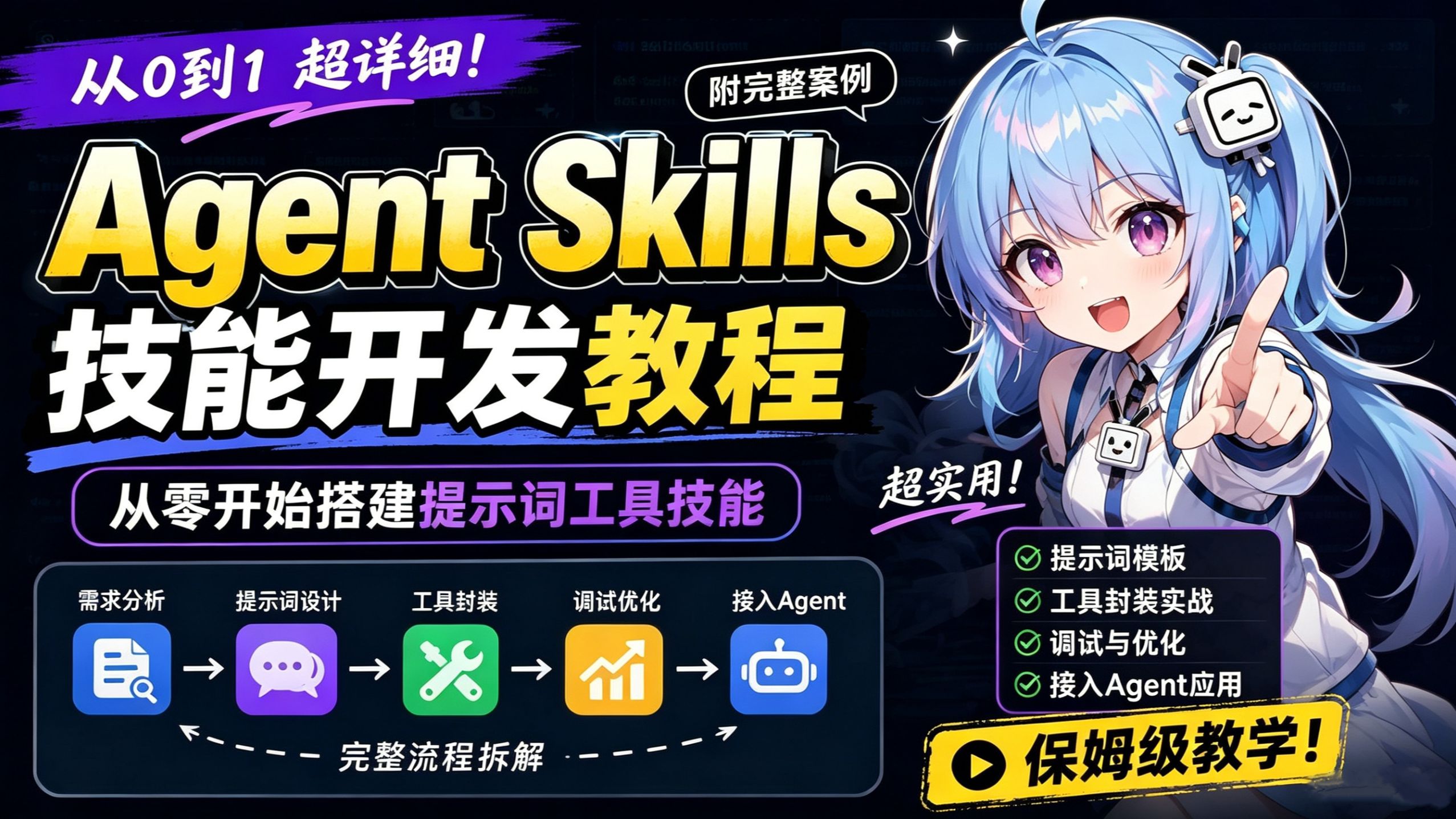 100行代码讲懂Agent skills开发框架的原理和流程