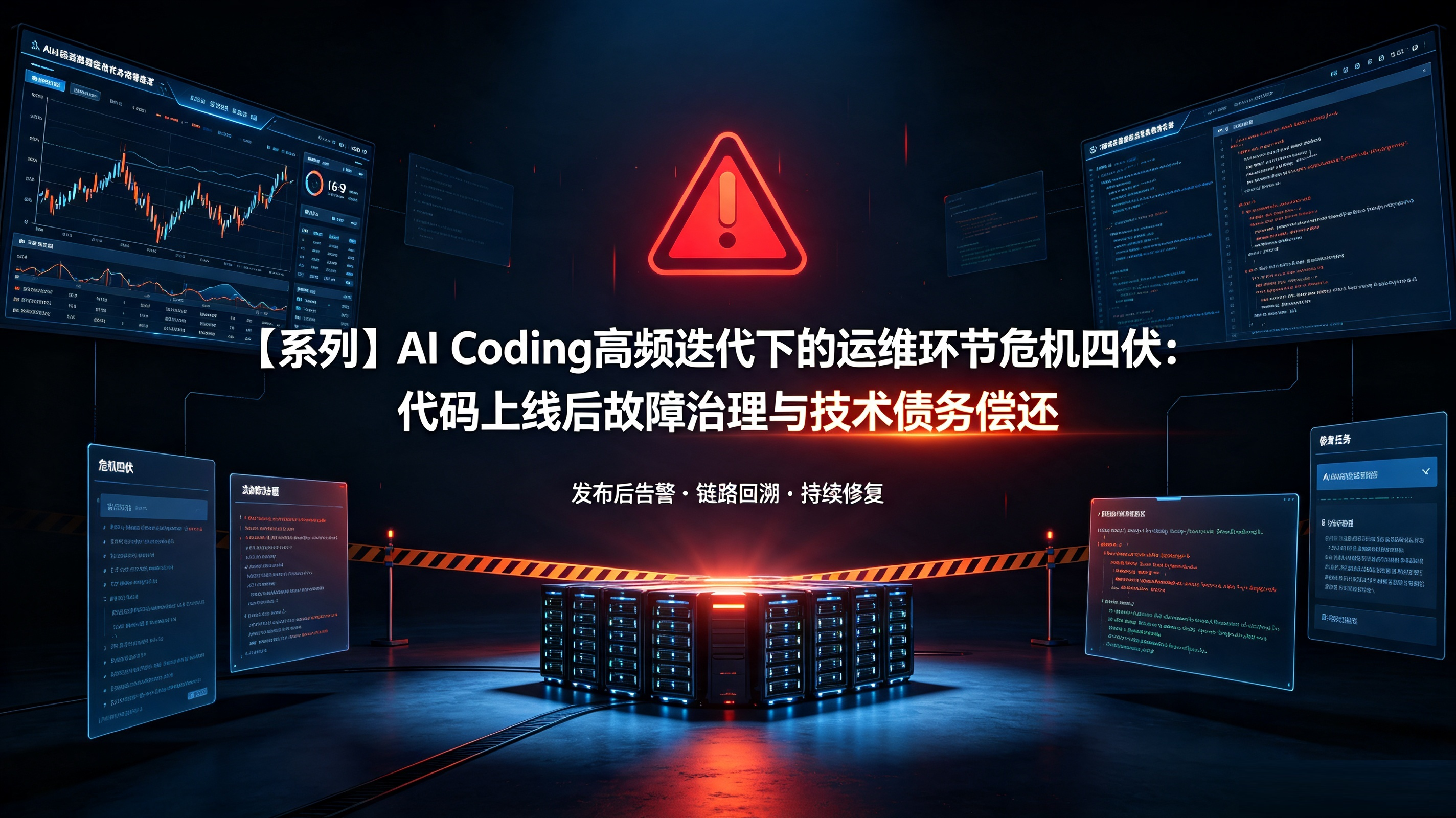 【AI Coding系列】7️⃣AI Coding高频迭代下的运维环节危机四伏：代码上线后故障治理与技术债务偿还