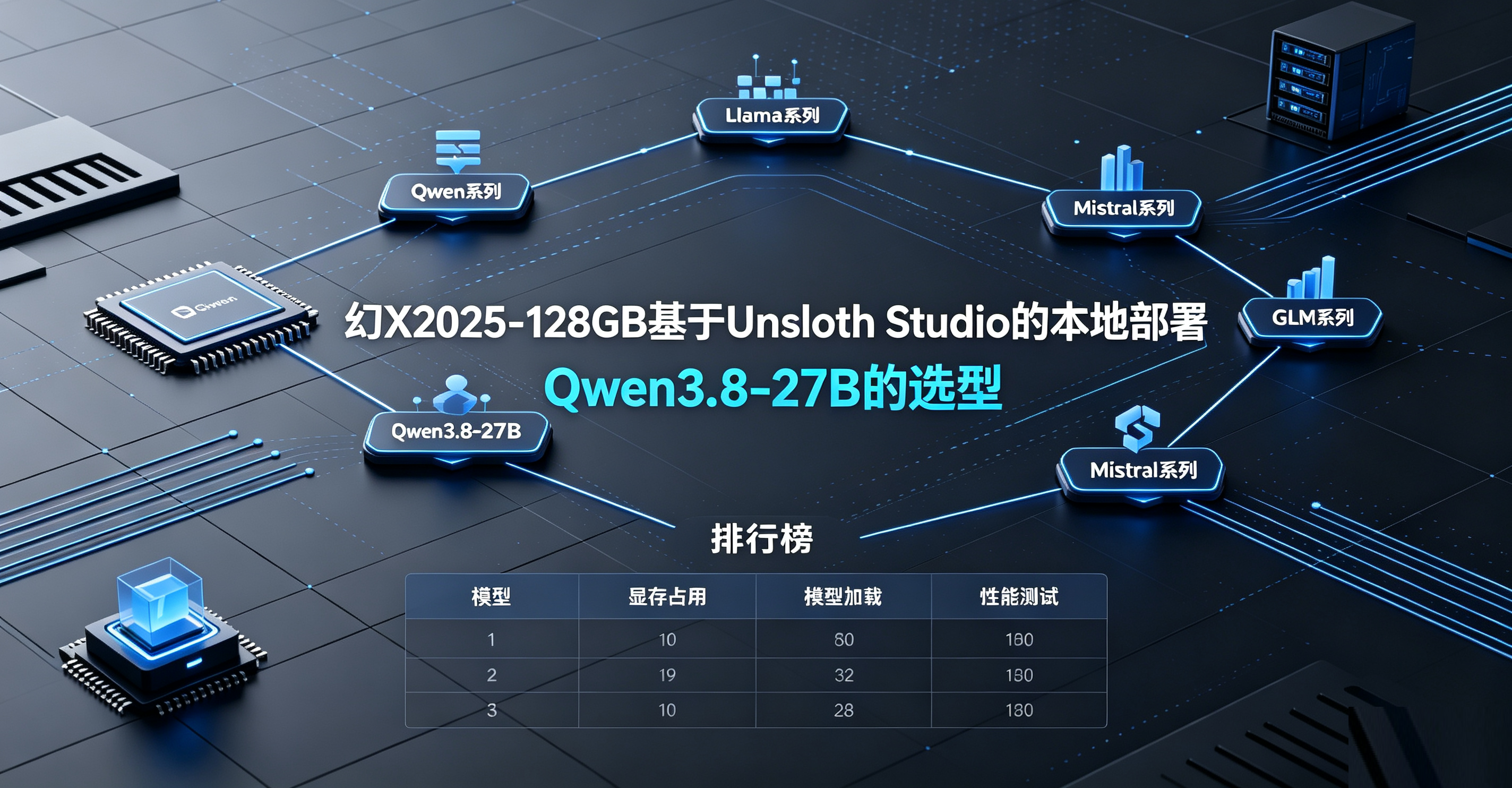 幻X2025-128GB基于Unsloth Studio的本地部署Qwen3.8-27B的选型
