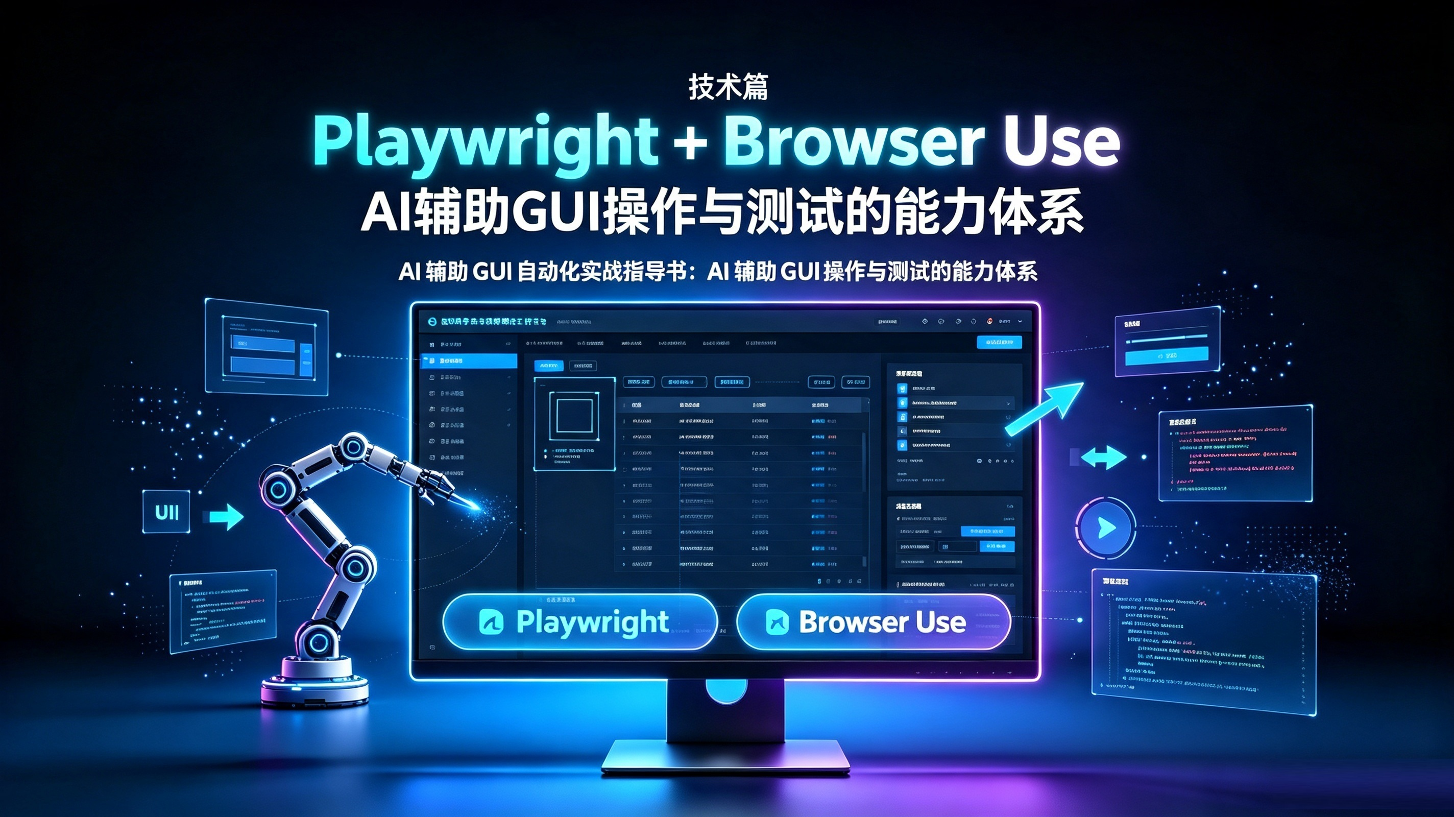 [系列]1️⃣技术篇-AI辅助GUI自动化实战指导书：AI辅助GUI操作与测试的能力体系