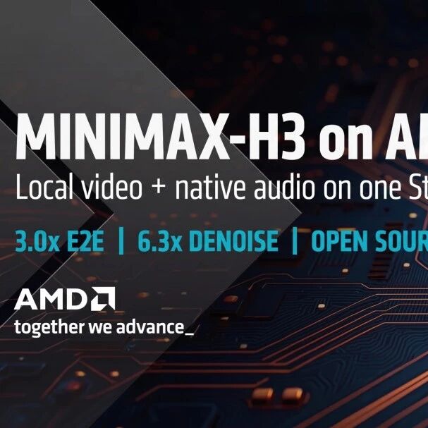 一个可执行文件跑通 MiniMax-H3：h3-hip.c 的纯 HIP 本地视频生成实践