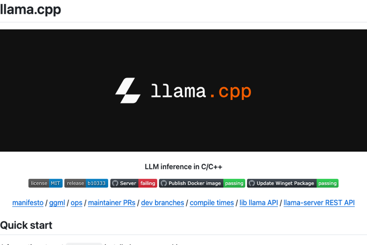 llama.cpp 官方仓库的后端说明